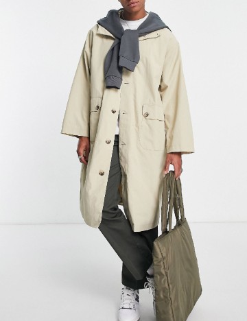 Trench ASOS, crem