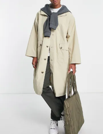 Trench ASOS, crem Crem