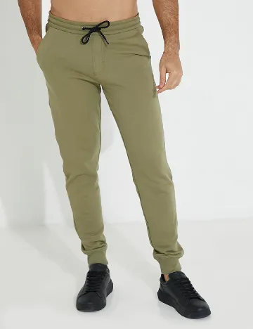 Pantaloni Calvin Klein, verde Verde