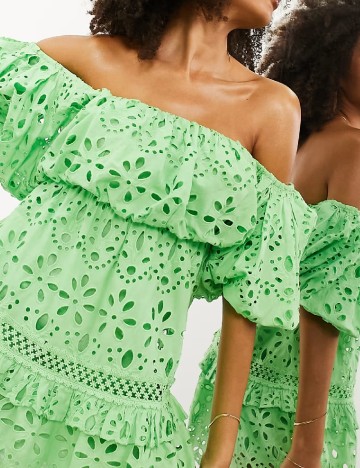 Rochie scurta ASOS, verde