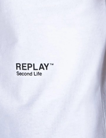 Tricou Replay, alb