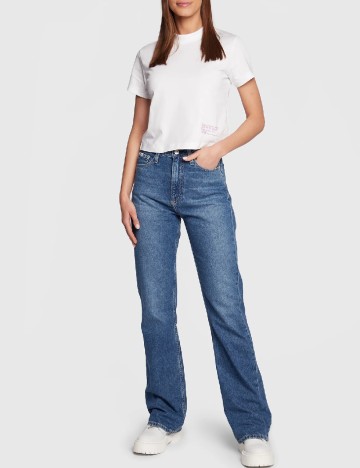 Top Calvin Klein Jeans, alb