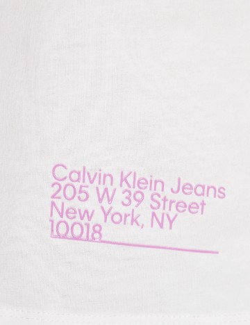 Top Calvin Klein Jeans, alb