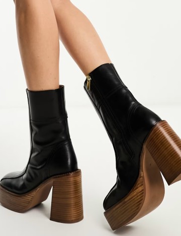 Botine ASOS, negru