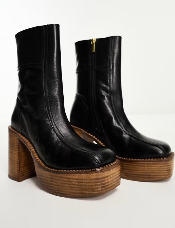 Botine ASOS, negru