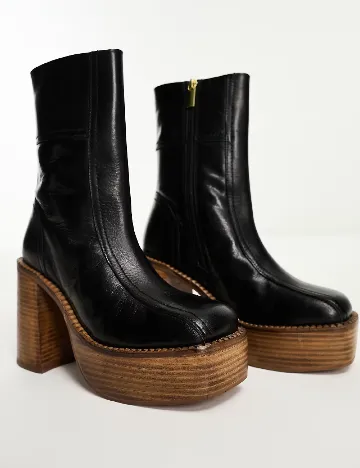 Botine ASOS, negru Negru