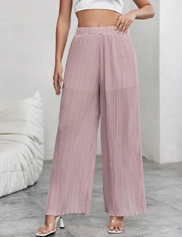 Pantaloni SHEIN, roz