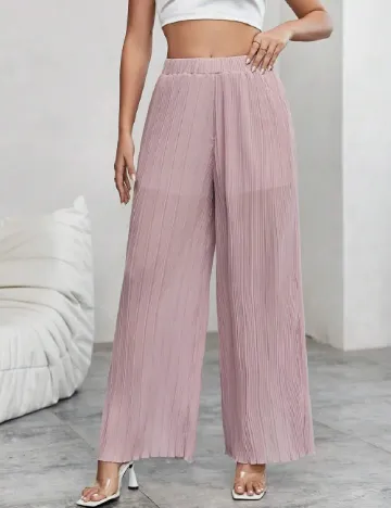 Pantaloni SHEIN, roz Roz