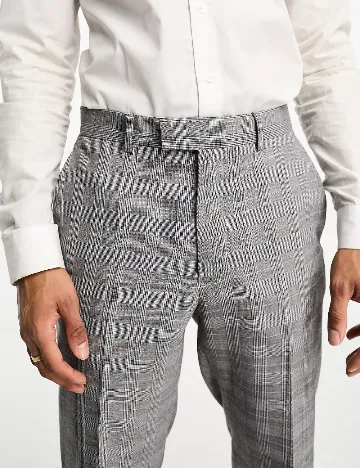 Pantaloni French Connection, gri Gri