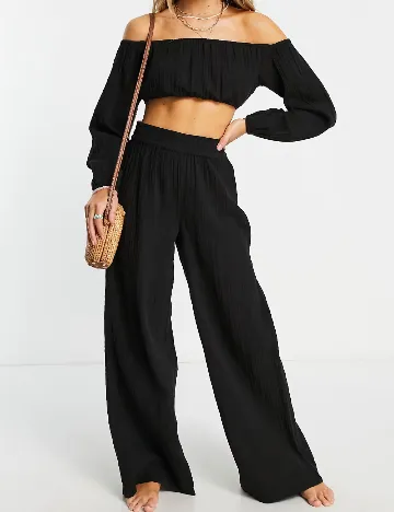 Pantaloni ASOS, negru Negru