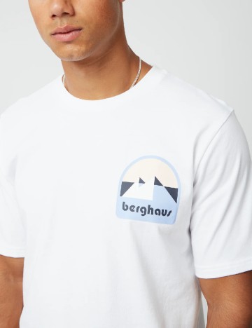 Tricou Berghaus, alb