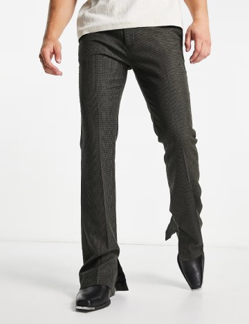 Pantaloni Topman, gri inchis