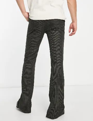 Pantaloni Topman, gri inchis Gri