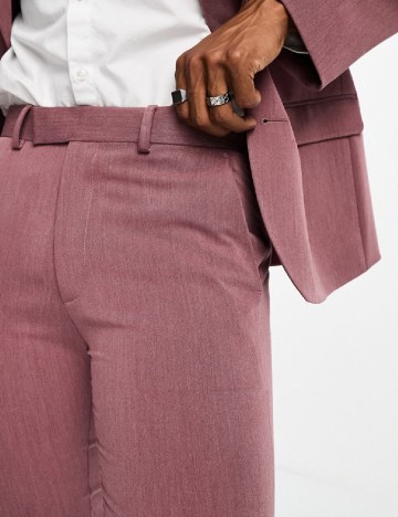 Pantaloni ASOS, roz pudra inchis