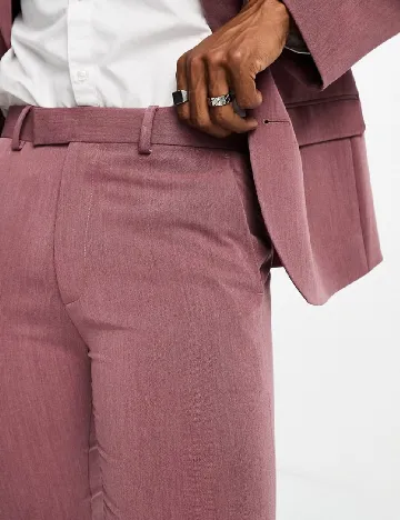 Pantaloni ASOS, roz pudra inchis Roz