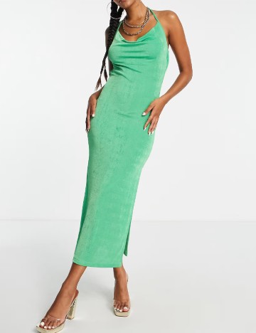 Rochie lunga ASOS, verde