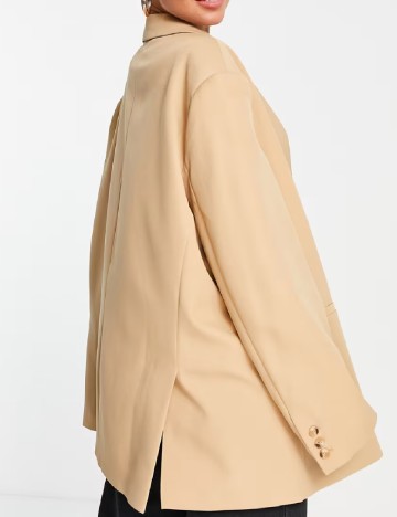 Sacou Oversize ASOS, crem