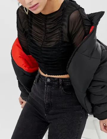 Blugi Stradivarius, negru