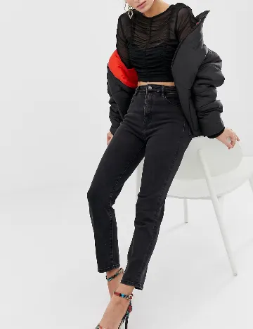 Blugi Stradivarius, negru