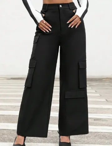 Pantaloni SHEIN, negru Negru