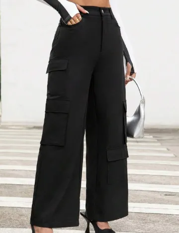 Pantaloni SHEIN, negru Negru