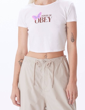 Pantaloni Obey, bej