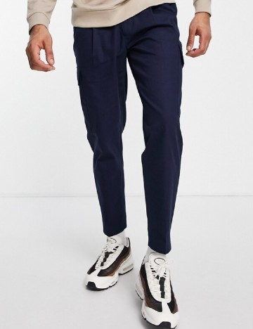 Pantaloni Topman, albastru