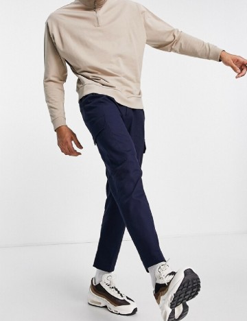 Pantaloni Topman, albastru