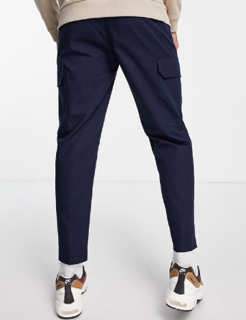 Pantaloni Topman, albastru