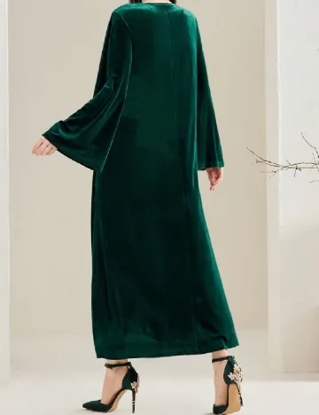 Rochie lunga SHEIN, verde Verde