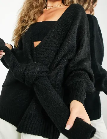 Cardigan ASOS, negru Negru