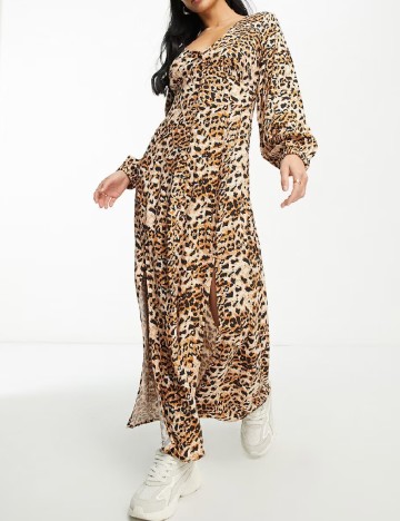 Rochie lunga PETITES MISS SELFRIDGE, animal print