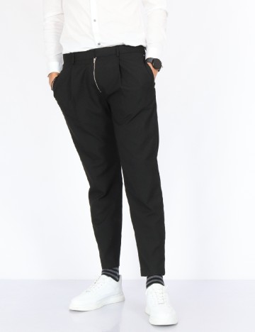 Pantaloni Topman, negru