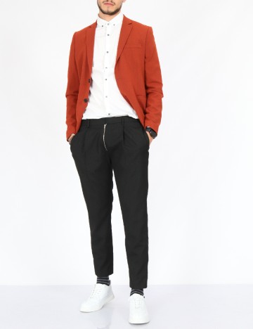 Pantaloni Topman, negru