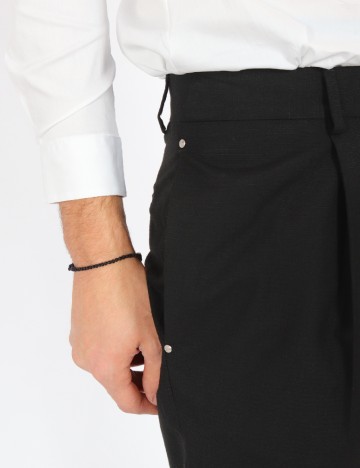 Pantaloni Topman, negru