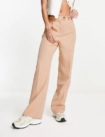 Pantaloni Miss Selfridge, crem Crem