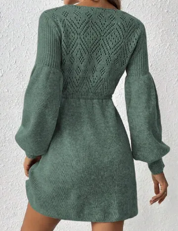 Rochie scurta SHEIN, verde Verde