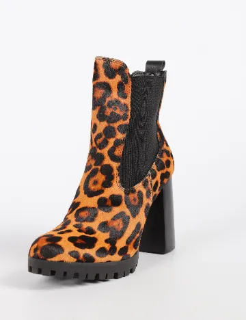 Botine Kendall&Kylie, animal print Animal print