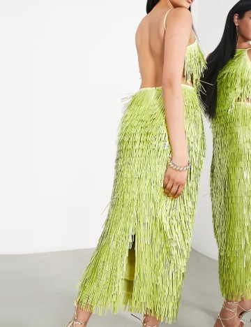 Rochie lunga ASOS, verde