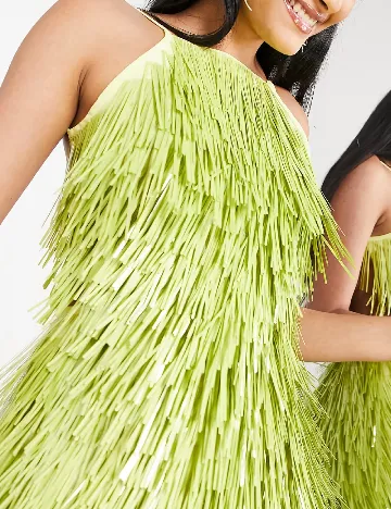 Rochie lunga ASOS, verde Verde