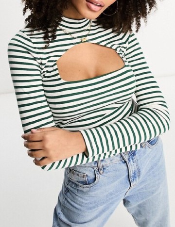 Set maiou și top ASOS, verde