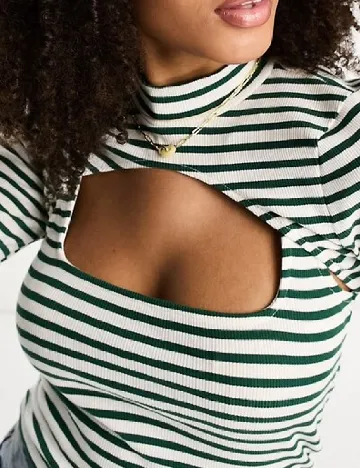 Set maiou și top ASOS, verde Verde