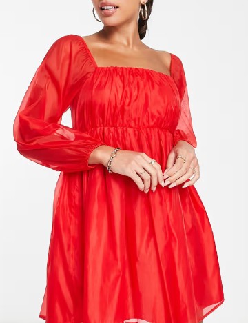 Rochie scurta Jaded Rose, rosu