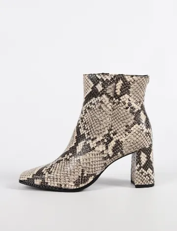 Botine Kendall&Kylie, imprimeu sarpe Animal print