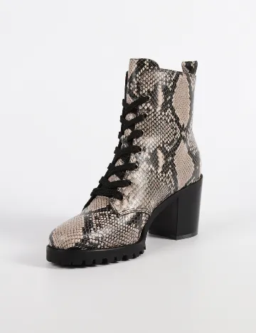 Botine Kendall&Kylie, imprimeu sarpe Animal print