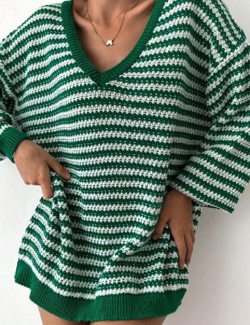 Bluza Oversize SHEIN, verde