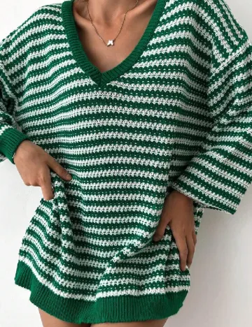 Bluza Oversize SHEIN, verde Verde