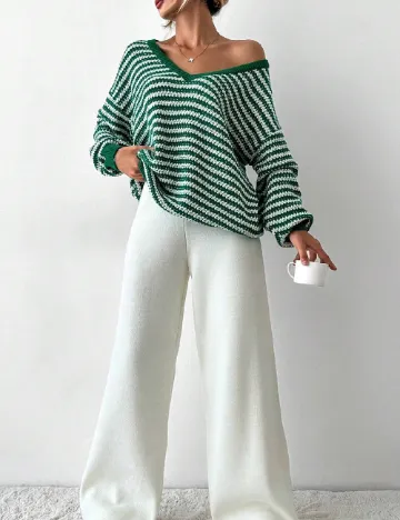 Bluza Oversize SHEIN, verde Verde