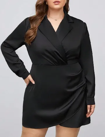 Rochie scurta SHEIN CURVE, negru Negru