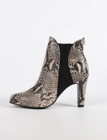 Botine Kendall&Kylie, imprimeu sarpe Animal print